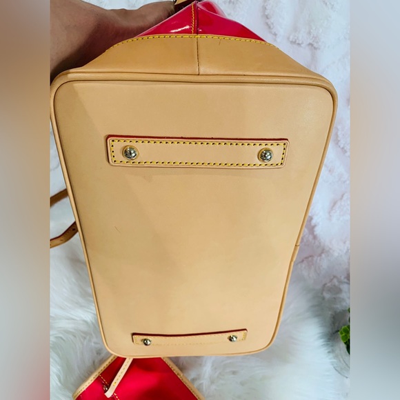 Dooney Bourke bourke patent leather pink dual strap with matching clutch - Picture 14 of 15